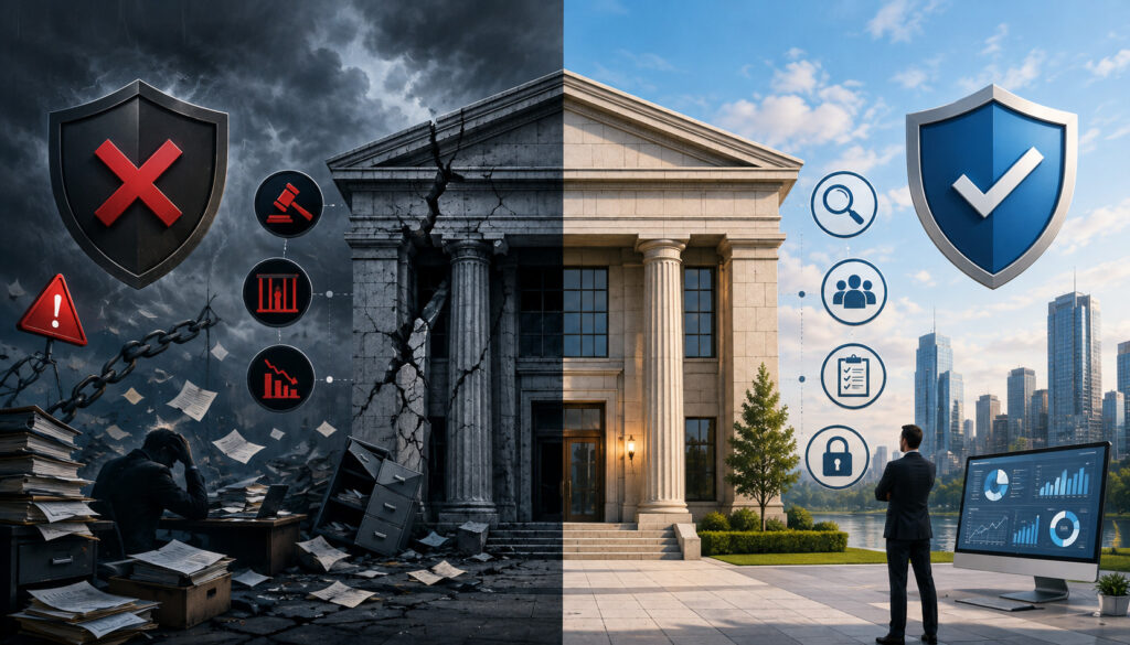 Sponsor bank oversight showing weak practices versus stronger risk management